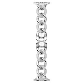 Chain Strap for Apple Watch® 40Mm & 41Mm, Silver Tone, Stainless Steel Chain Strap for Apple Watch® 40Mm & 41Mm, Silver Tone, Stainless Steel