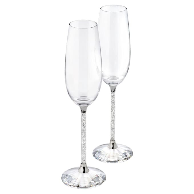 Crystalline Toasting Flutes (Set Of 2) Crystalline Toasting Flutes (Set Of 2)
