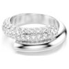 Dextera Ring White, Rhodium Plated Dextera Ring White, Rhodium Plated
