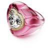 Dulcis Cocktail Ring Heart Cut, Pavé, Heart, Pink Dulcis Cocktail Ring Heart Cut, Pavé, Heart, Pink