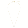 Eternity Solitaire Pendant Lab-Grown Diamonds 1 Ct Tw, Round Shape, 14K Yellow Gold