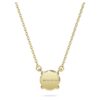 Eternity Solitaire Pendant Lab-Grown Diamonds 1 Ct Tw, Round Shape, 14K Yellow Gold