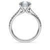 Eternity Solitaire Ring Lab-Grown Diamonds 2.25 Ct Tw, Round Shape, 14K White Gold