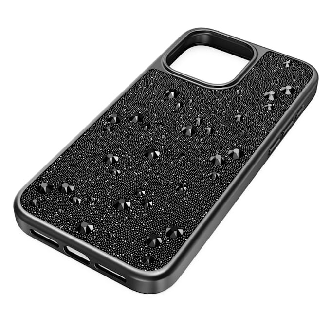 High Smartphone Case Flat Back Crystals, Iphone® 15 Pro Max, Black High Smartphone Case Flat Back Crystals, Iphone® 15 Pro Max, Black