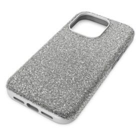 High Smartphone Case Iphone® 15 Pro, Silver Tone High Smartphone Case Iphone® 15 Pro, Silver Tone