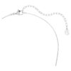 Idyllia Pendant Mixed Cuts, Arrow, White, Rhodium Plated Idyllia Pendant Mixed Cuts, Arrow, White, Rhodium Plated
