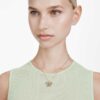 Idyllia Pendant Mixed Cuts, Pavé, Butterfly, Multicolored, Gold-Tone Plated Idyllia Pendant Mixed Cuts, Pavé, Butterfly, Multicolored, Gold-Tone Plated