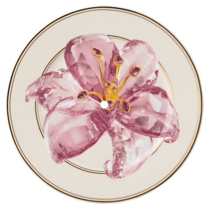 Idyllia éTagèRe Porcelain, Crystal Print Motif, Multicolored