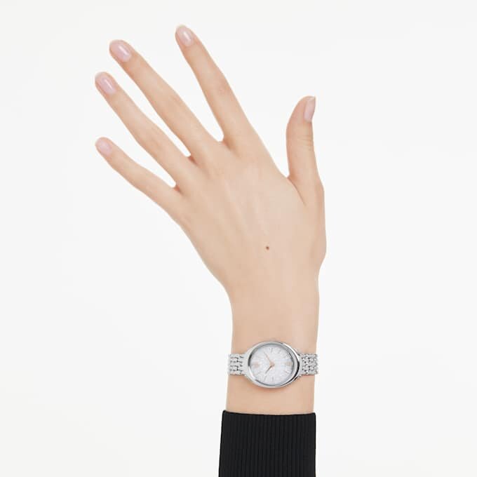 Imber Oval Watch Swiss Made, Metal Bracelet, Silver Tone, Stainless Steel Imber Oval Watch Swiss Made, Metal Bracelet, Silver Tone, Stainless Steel