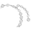 Imber Tennis Bracelet Round Cut, White, Rhodium Plated