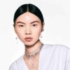 Sublima Layered Pendant White, Rhodium Plated Sublima Layered Pendant White, Rhodium Plated