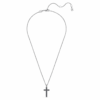 Insigne Pendant Cross, Gray, Ruthenium Plated