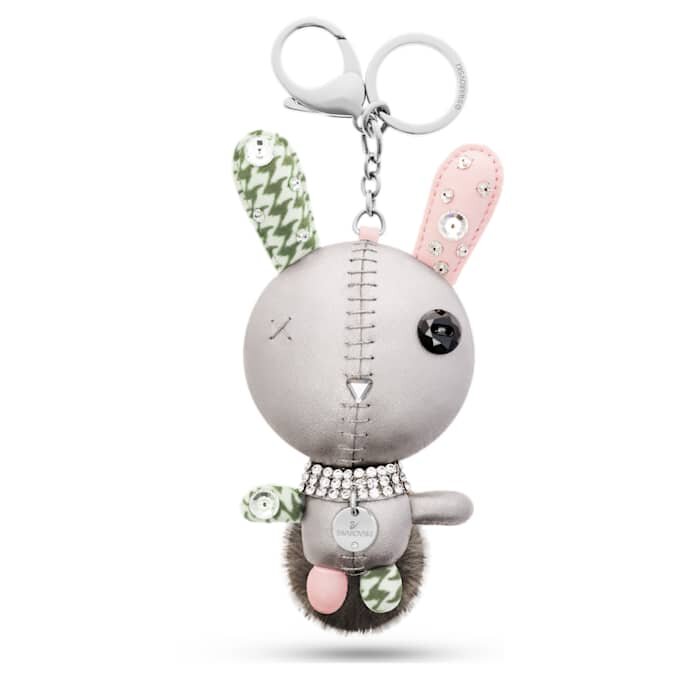 Mathilde Bag Charm Rabbit, Gray, Stainless Steel Mathilde Bag Charm Rabbit, Gray, Stainless Steel