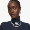 Matrix Choker Baguette Cut, White, Rhodium Plated Matrix Choker Baguette Cut, White, Rhodium Plated