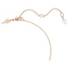 Matrix Pendant Crystal Pearl, Round Cut, White, Rose Gold-Tone Plated