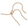 Matrix Tennis Bracelet Round Cut, White, Rose Gold-Tone Plated