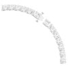 Matrix Tennis Necklace Square Cut, White, Rhodium Plated