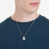 Minions James and Henry Set Pavé, Multicolored, Gold-Tone Plated