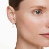 Octagon Drop Earrings Lab-Grown Diamonds 0.6 Ct Tw, Round Shape, Sterling Silver Octagon Drop Earrings Lab-Grown Diamonds 0.6 Ct Tw, Round Shape, Sterling Silver