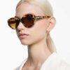 Sunglasses Cat-Eye Shape, Sk6008, Brown Sunglasses Cat-Eye Shape, Sk6008, Brown