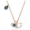Symbolica Pendant Eye, Multicolored, Rose Gold-Tone Plated