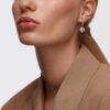 Una Drop Earrings Clover, Pink, Rose Gold-Tone Plated Una Drop Earrings Clover, Pink, Rose Gold-Tone Plated